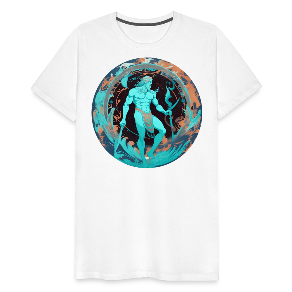 Men's Mythical Aquarius Premium T-Shirt - white