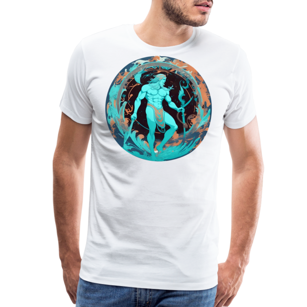 Men's Mythical Aquarius Premium T-Shirt - white