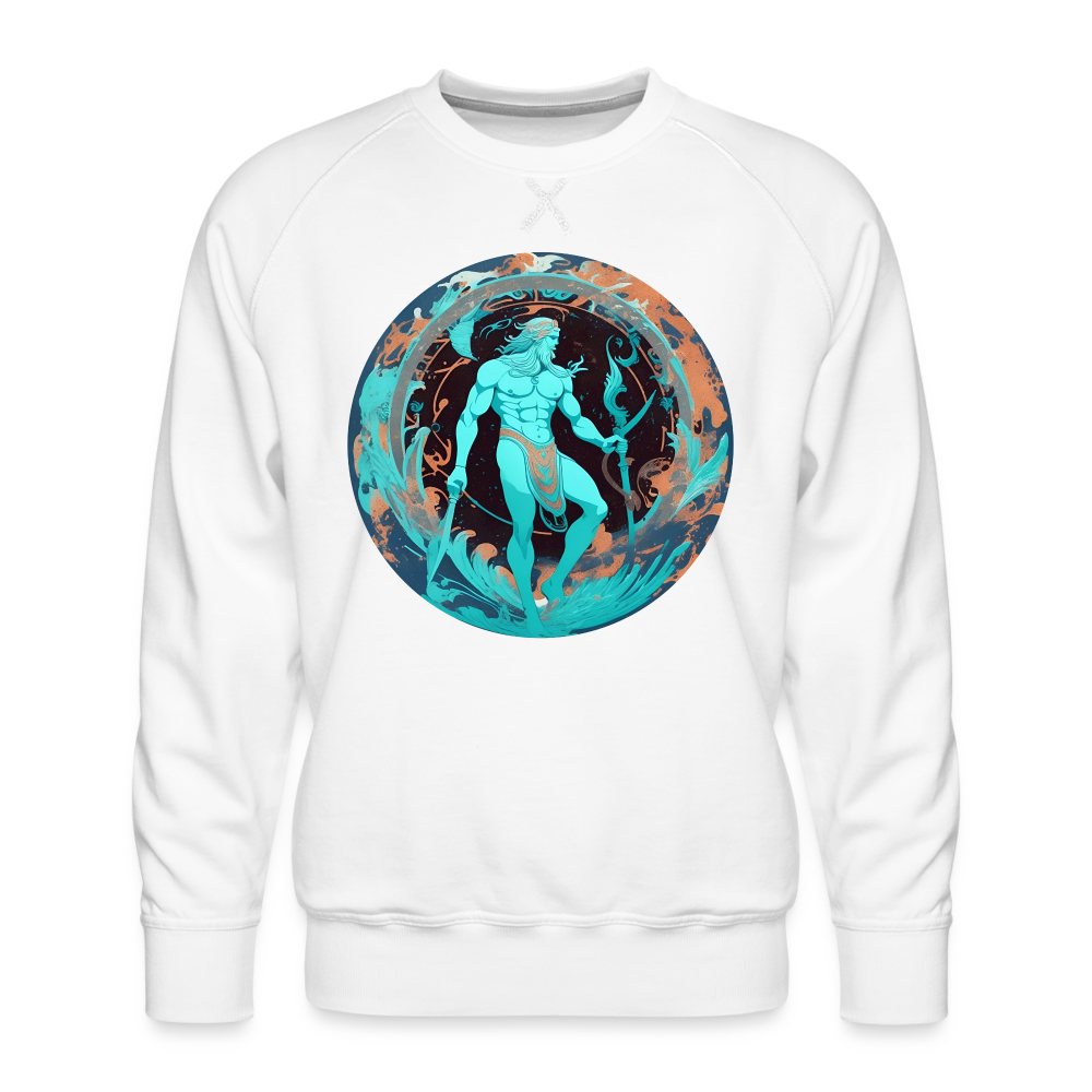 Men’s Mythical Aquarius Premium Sweatshirt - white