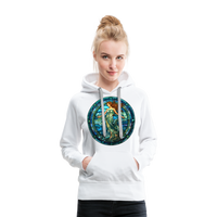 Thumbnail for Women’s Mythical Aquarius Premium Hoodie - white