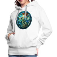 Thumbnail for Women’s Mythical Aquarius Premium Hoodie - white