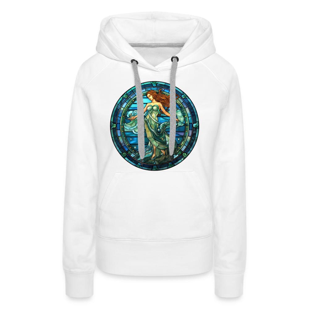 Women’s Mythical Aquarius Premium Hoodie - white