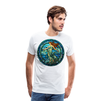 Thumbnail for Men's Mosaic Aquarius Premium T-Shirt - white