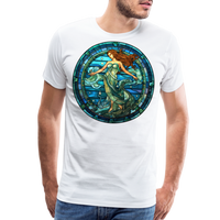 Thumbnail for Men's Mosaic Aquarius Premium T-Shirt - white