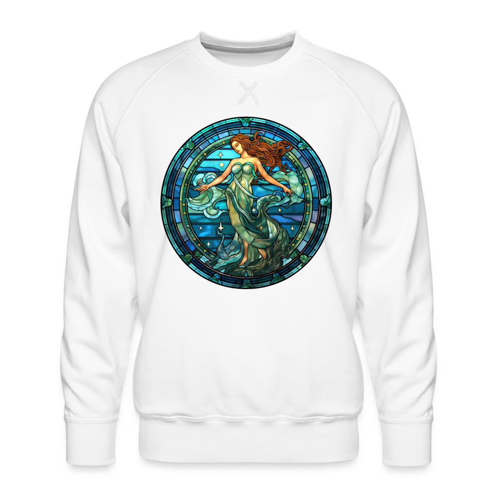 Men’s Mosaic Aquarius Premium Sweatshirt - white