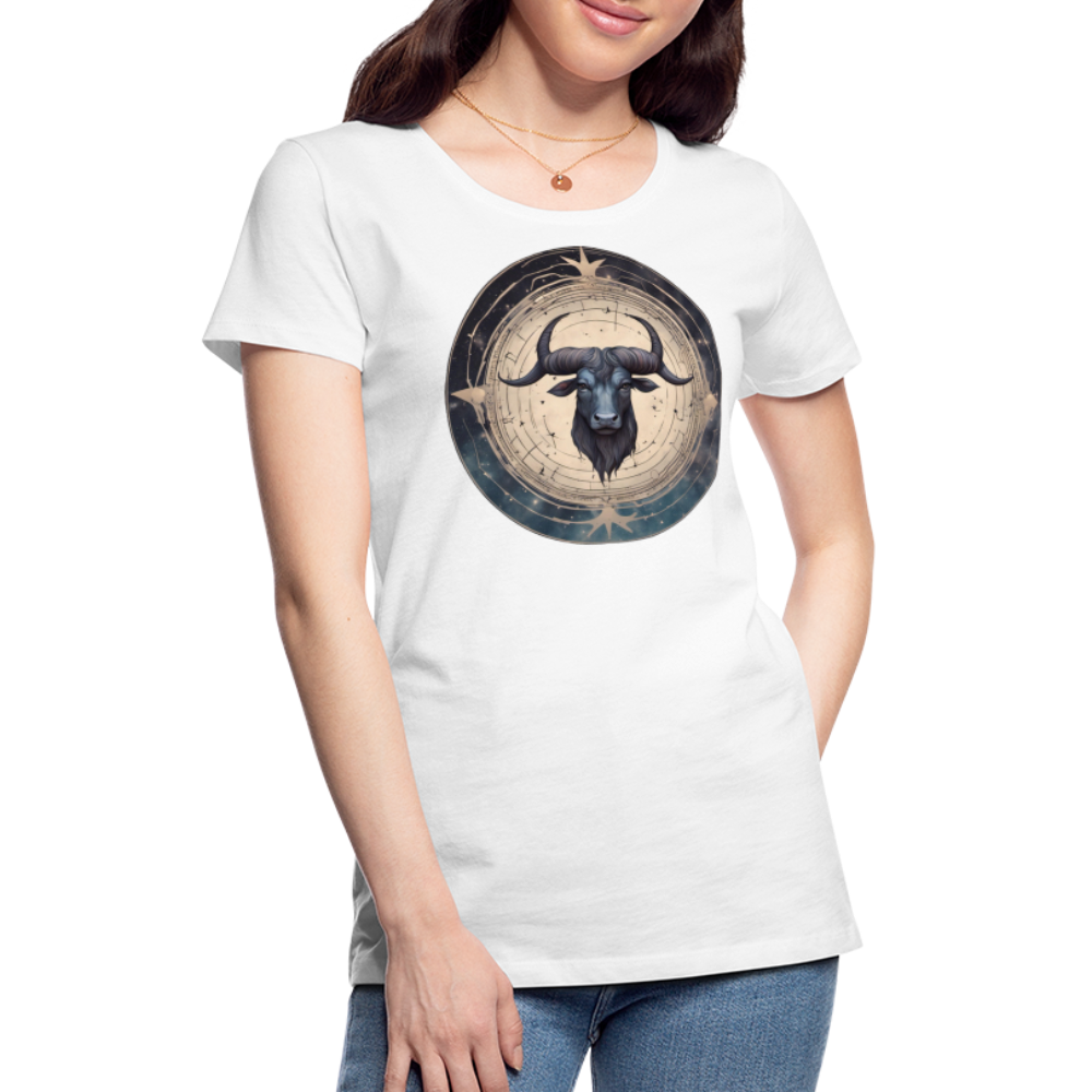 Women’s Mythical Taurus Premium T-Shirt - white