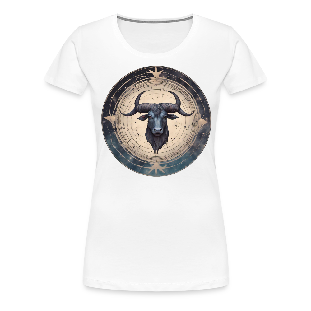 Women’s Mythical Taurus Premium T-Shirt - white