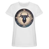 Thumbnail for Women's Mythical Taurus Relaxed Fit T-Shirt - white