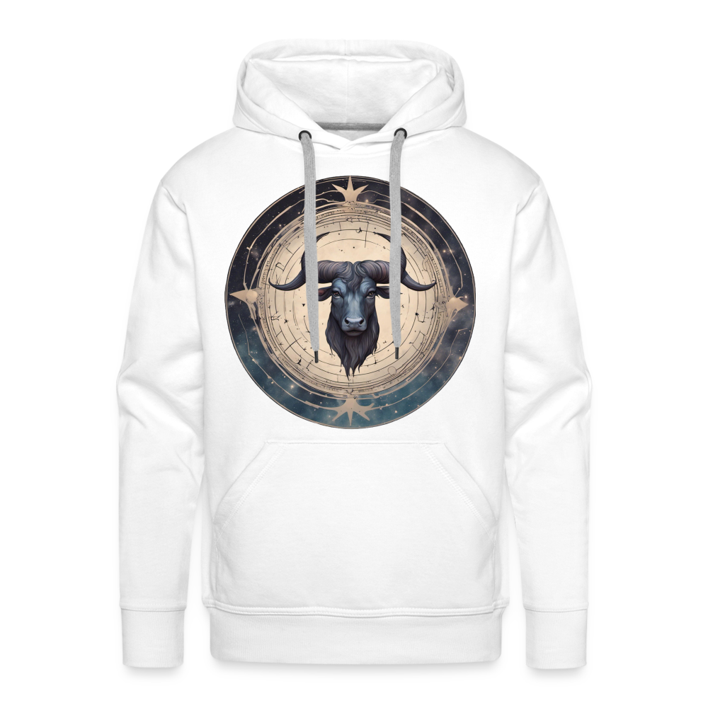 Men’s Mythical Taurus Premium Hoodie - white