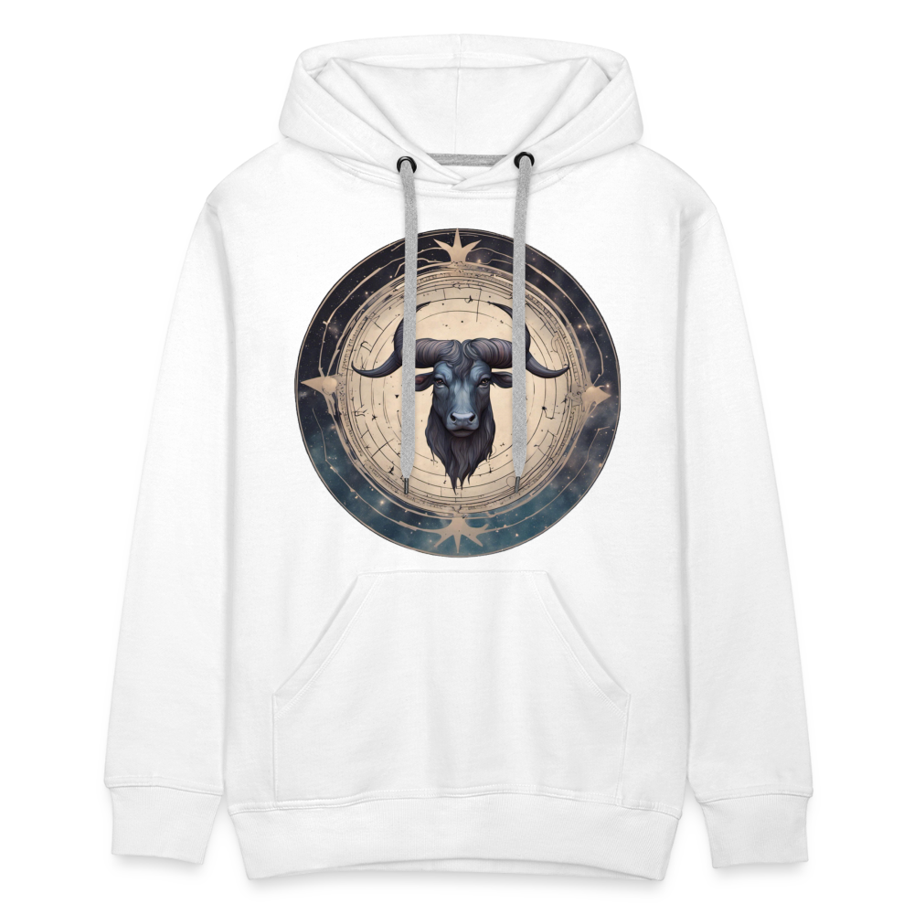 Men’s Mythical Taurus Premium Hoodie - white