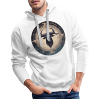 Thumbnail for Men’s Mythical Taurus Premium Hoodie - white