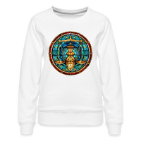 Thumbnail for Women’s Mosaic Libra Premium Sweatshirt - white