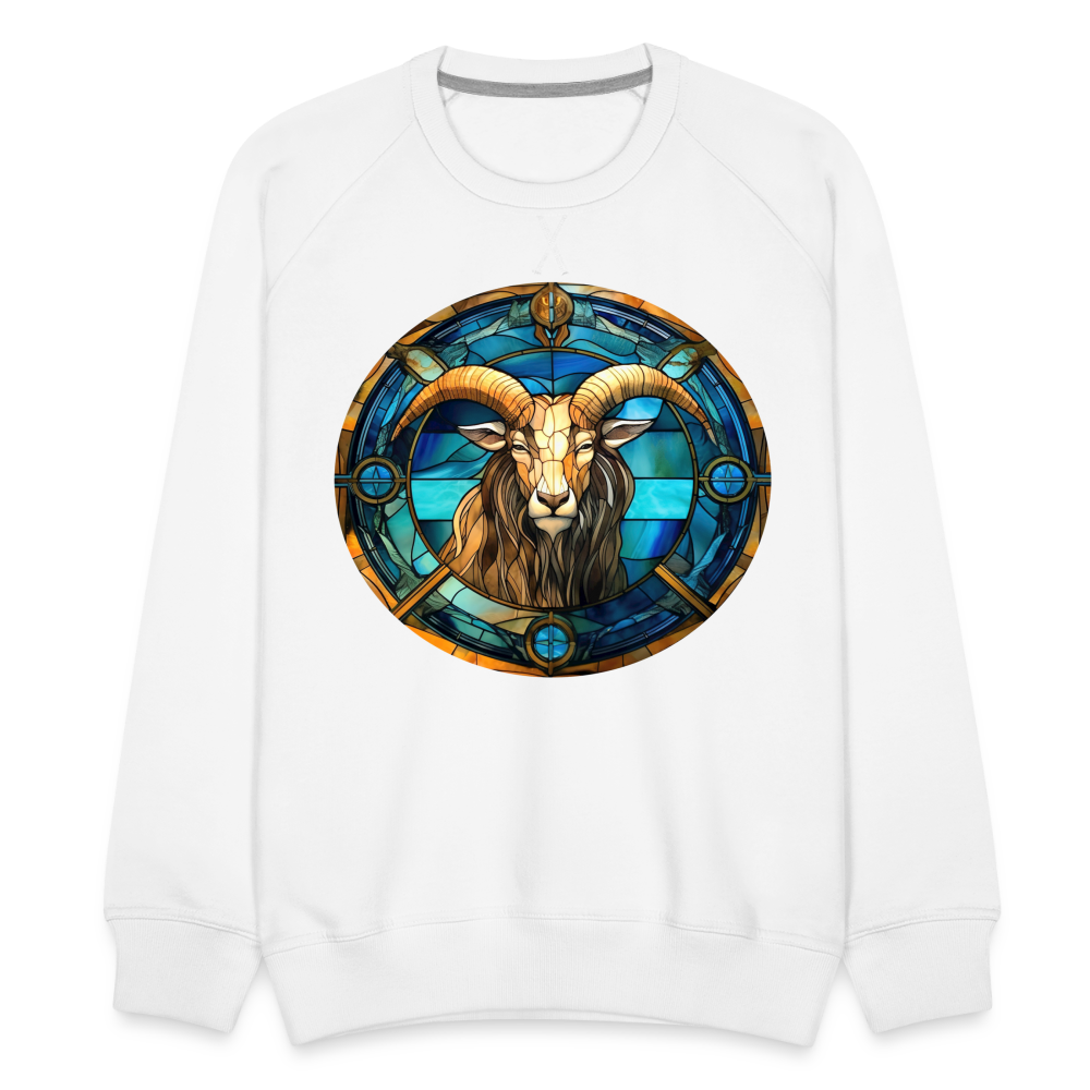 Men’s Mosaic Capricorn Premium Sweatshirt - white