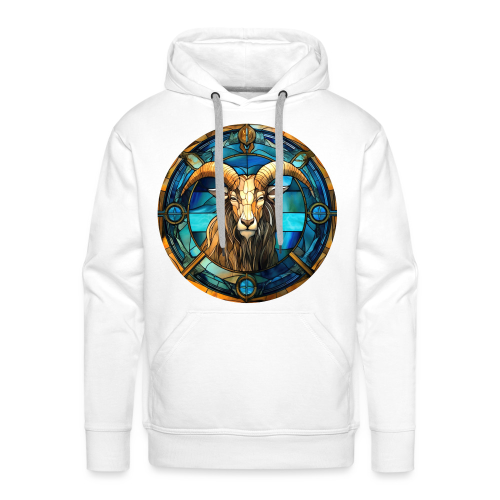 Men’s Mosaic Capricorn Premium Hoodie - white