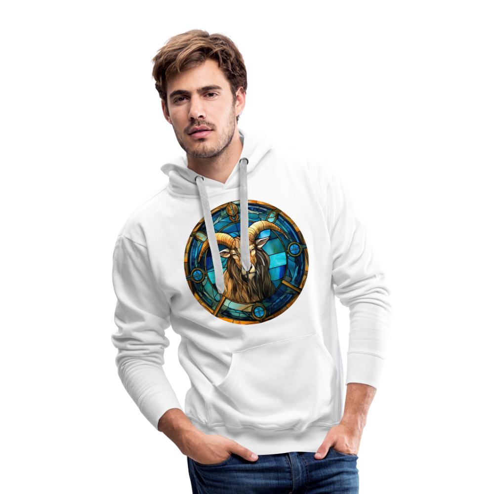 Men’s Mosaic Capricorn Premium Hoodie - white