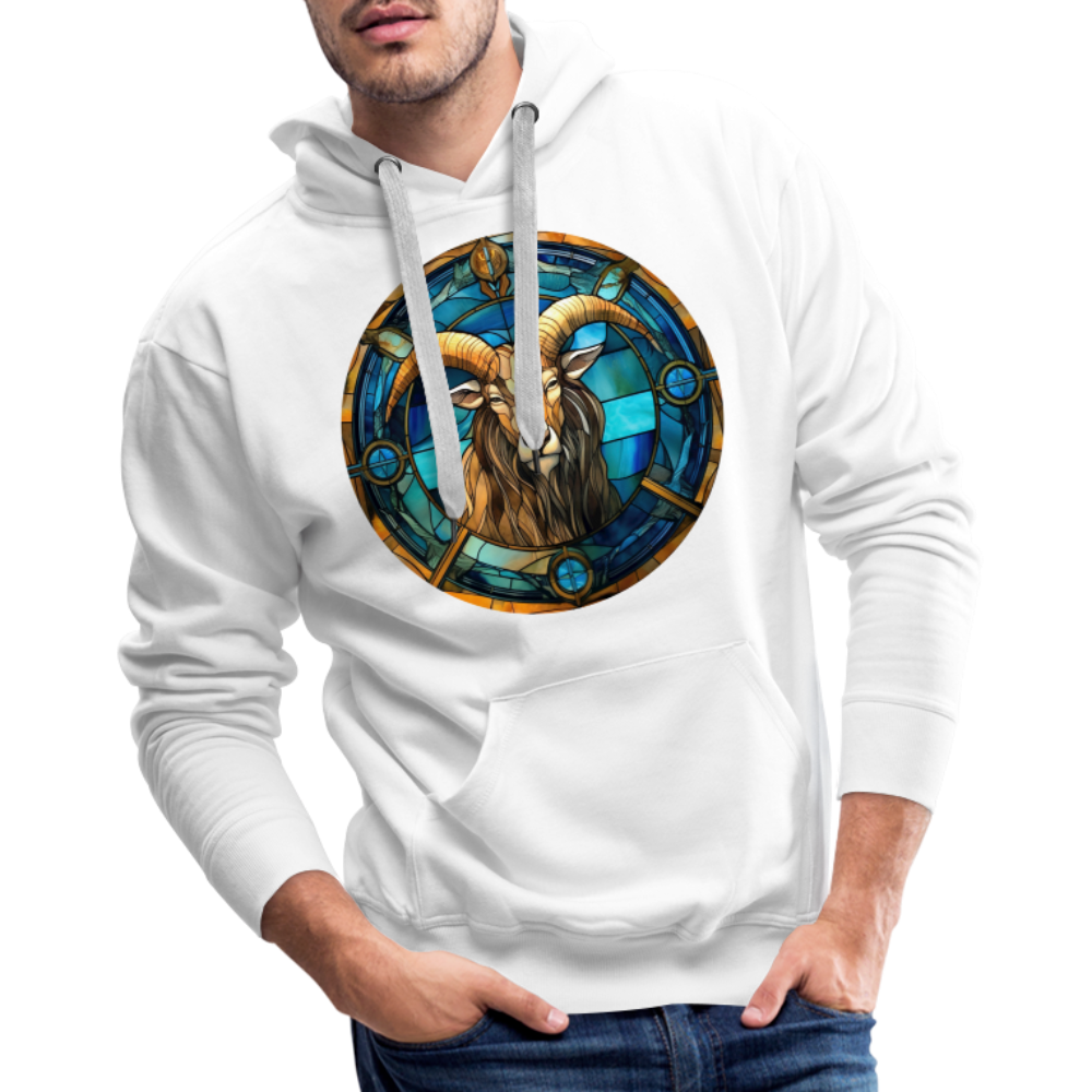 Men’s Mosaic Capricorn Premium Hoodie - white