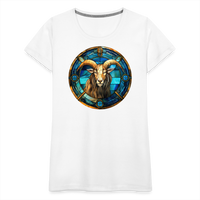 Thumbnail for Women’s Mosaic Capricorn Premium T-Shirt - white
