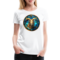 Thumbnail for Women’s Mosaic Capricorn Premium T-Shirt - white