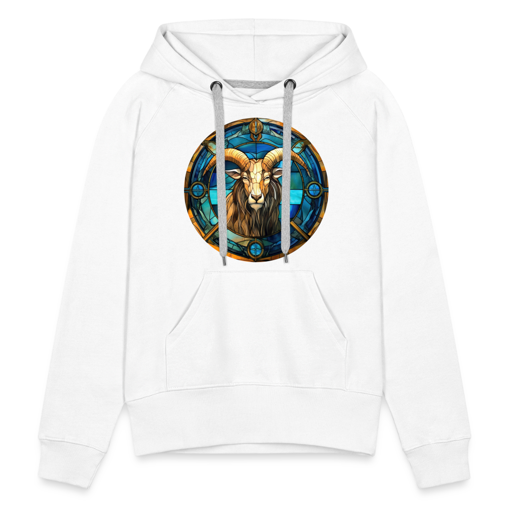 Women’s Mosaic Capricorn Premium Hoodie - white