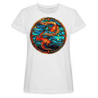 Thumbnail for Women's Mosaic Pisces Relaxed Fit T-Shirt - white