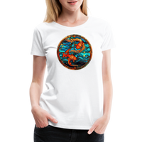 Thumbnail for Women’s Mosaic Pisces Premium T-Shirt - white