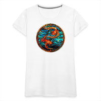 Thumbnail for Women’s Mosaic Pisces Premium T-Shirt - white