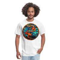 Thumbnail for Men's Mosaic Pisces Classic T-Shirt - white