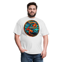 Thumbnail for Men's Mosaic Pisces Classic T-Shirt - white