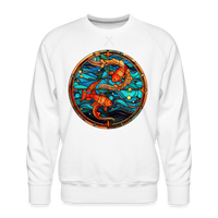 Thumbnail for Men’s Mosaic Pisces Premium Sweatshirt - white