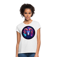 Thumbnail for Women's Magic Aries Relaxed Fit T-Shirt - white