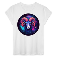 Thumbnail for Women's Magic Aries Relaxed Fit T-Shirt - white