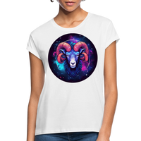 Thumbnail for Women's Magic Aries Relaxed Fit T-Shirt - white