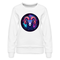 Thumbnail for Women’s Magic Aries Premium Sweatshirt - white