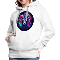 Thumbnail for Women’s Magic Aries Premium Hoodie - white