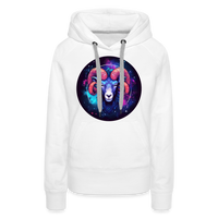 Thumbnail for Women’s Magic Aries Premium Hoodie - white