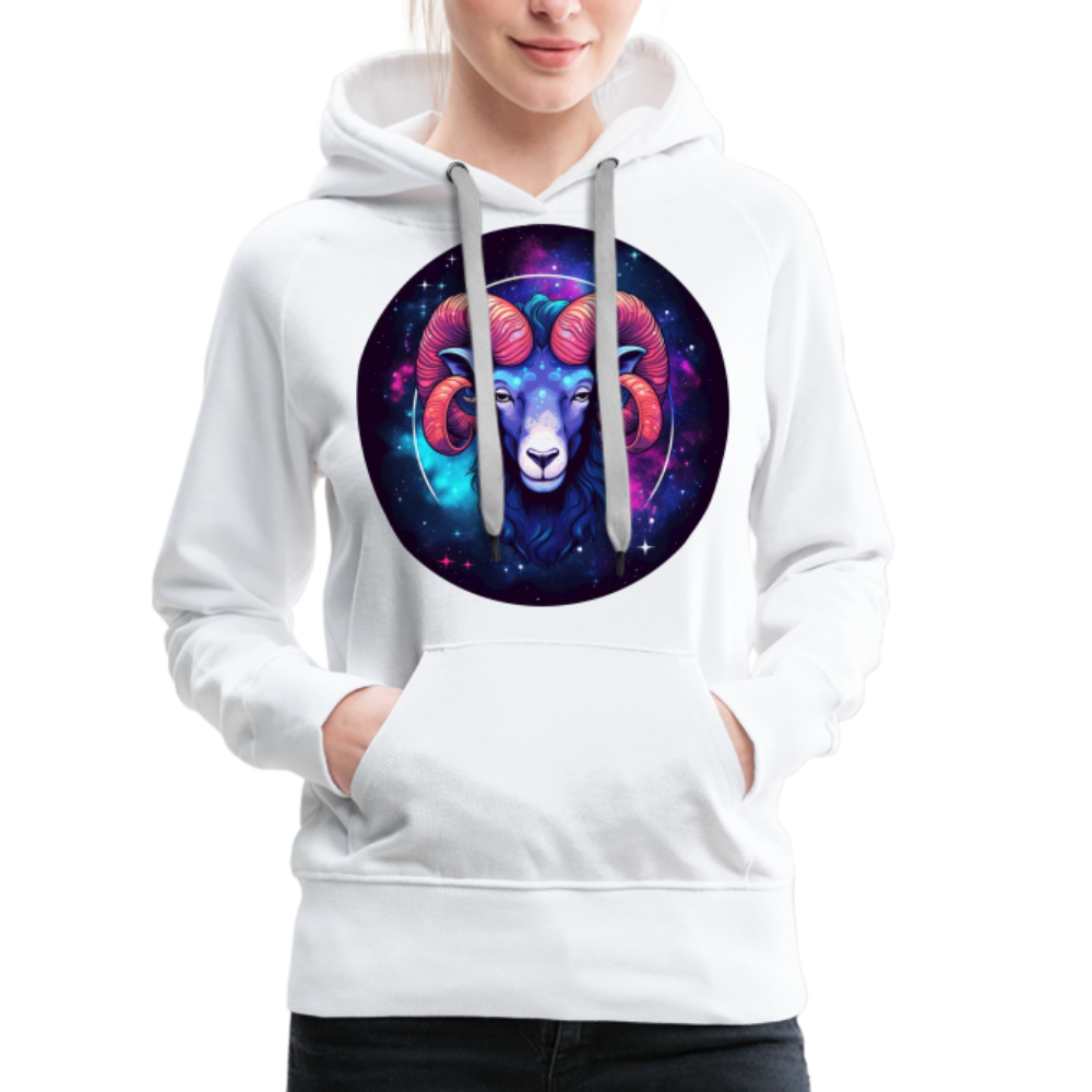 Women’s Magic Aries Premium Hoodie - white