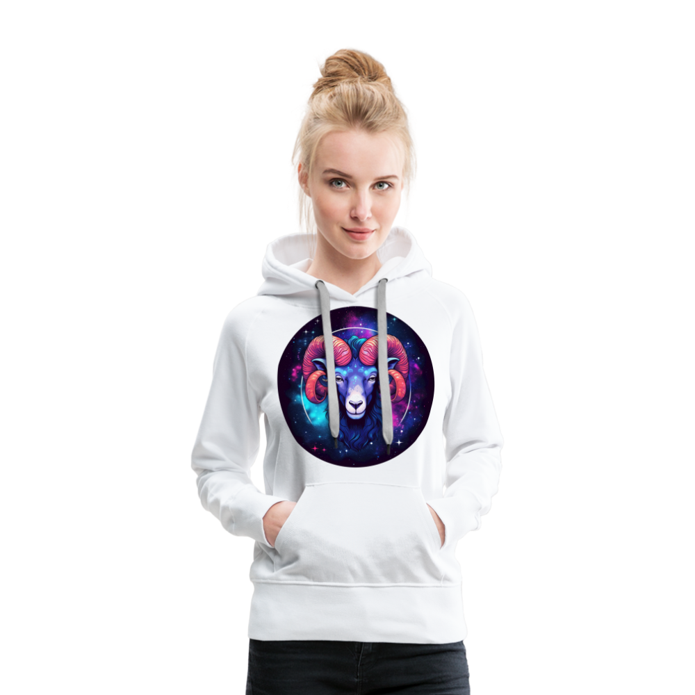 Women’s Magic Aries Premium Hoodie - white