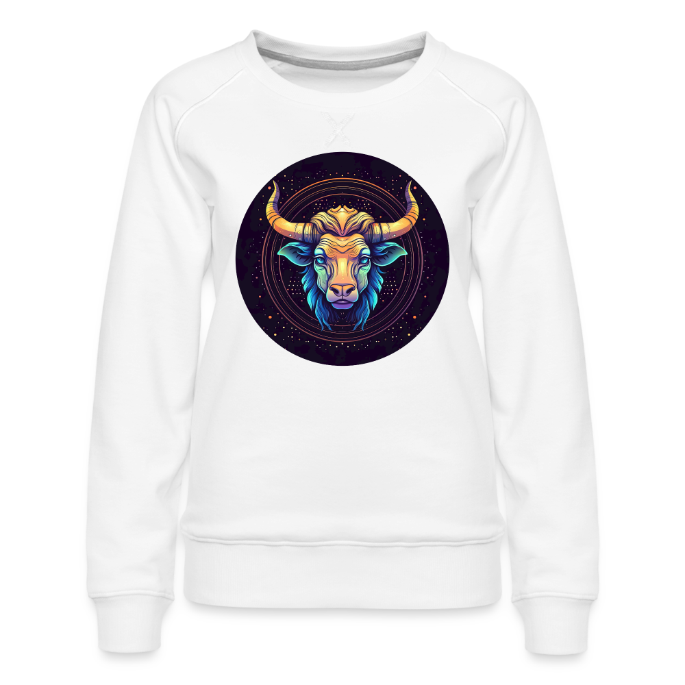 Women’s Magic Taurus Premium Sweatshirt - white