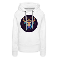 Thumbnail for Women’s Magic Taurus Premium Hoodie - white