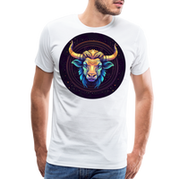 Thumbnail for Men's Magic Taurus Premium T-Shirt - white