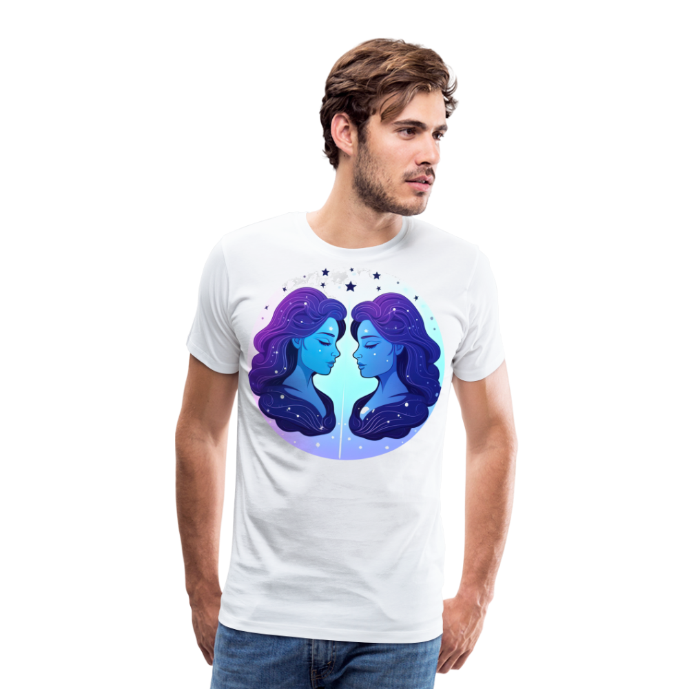 Men's Magic Gemini Premium T-Shirt - white