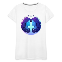 Thumbnail for Women’s Magic Gemini Premium T-Shirt - white