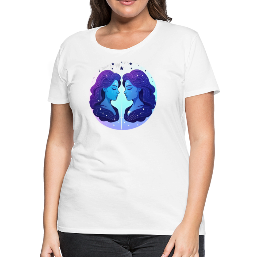 Women’s Magic Gemini Premium T-Shirt - white