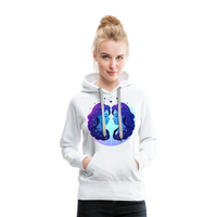 Thumbnail for Women’s Magic Gemini Premium Hoodie - white