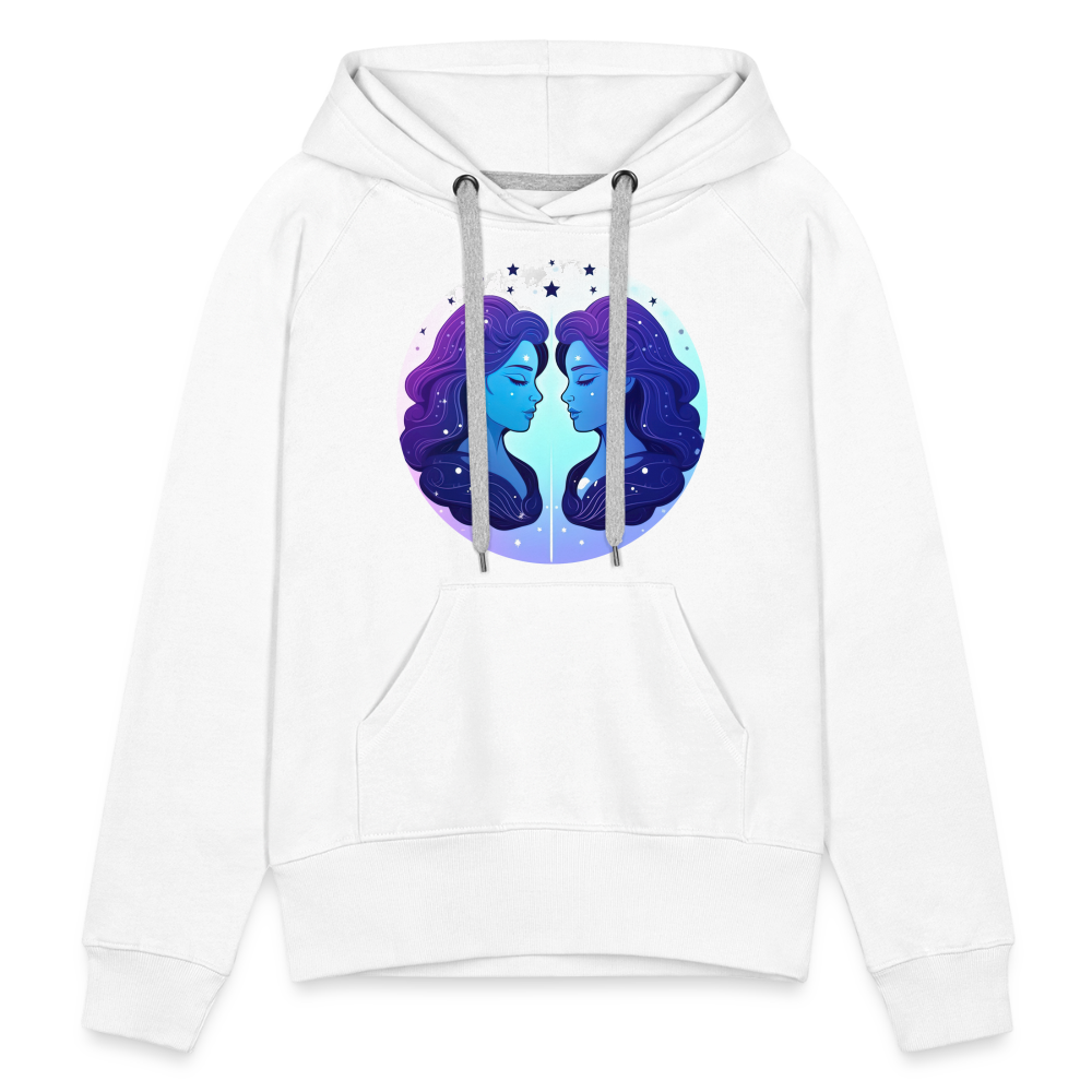 Women’s Magic Gemini Premium Hoodie - white