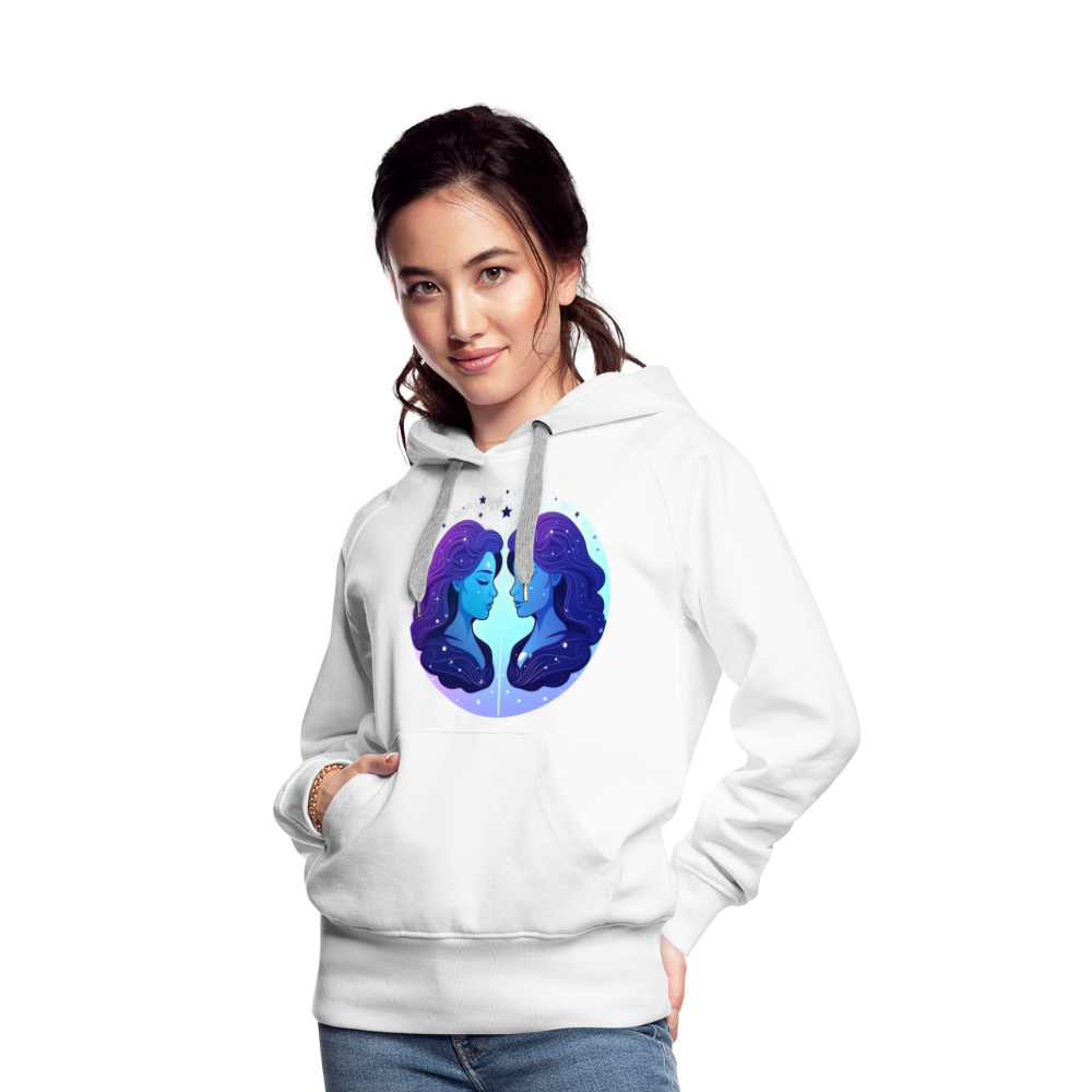 Women’s Magic Gemini Premium Hoodie - white