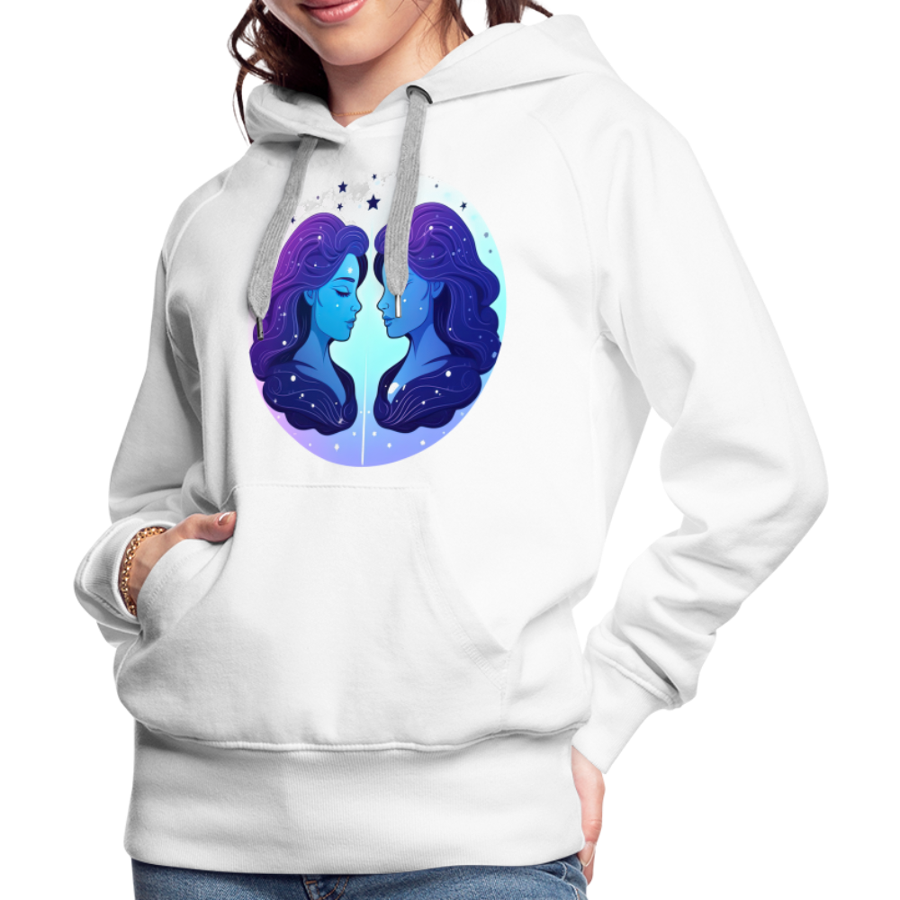 Women’s Magic Gemini Premium Hoodie - white