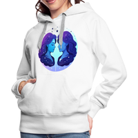 Thumbnail for Women’s Magic Gemini Premium Hoodie - white