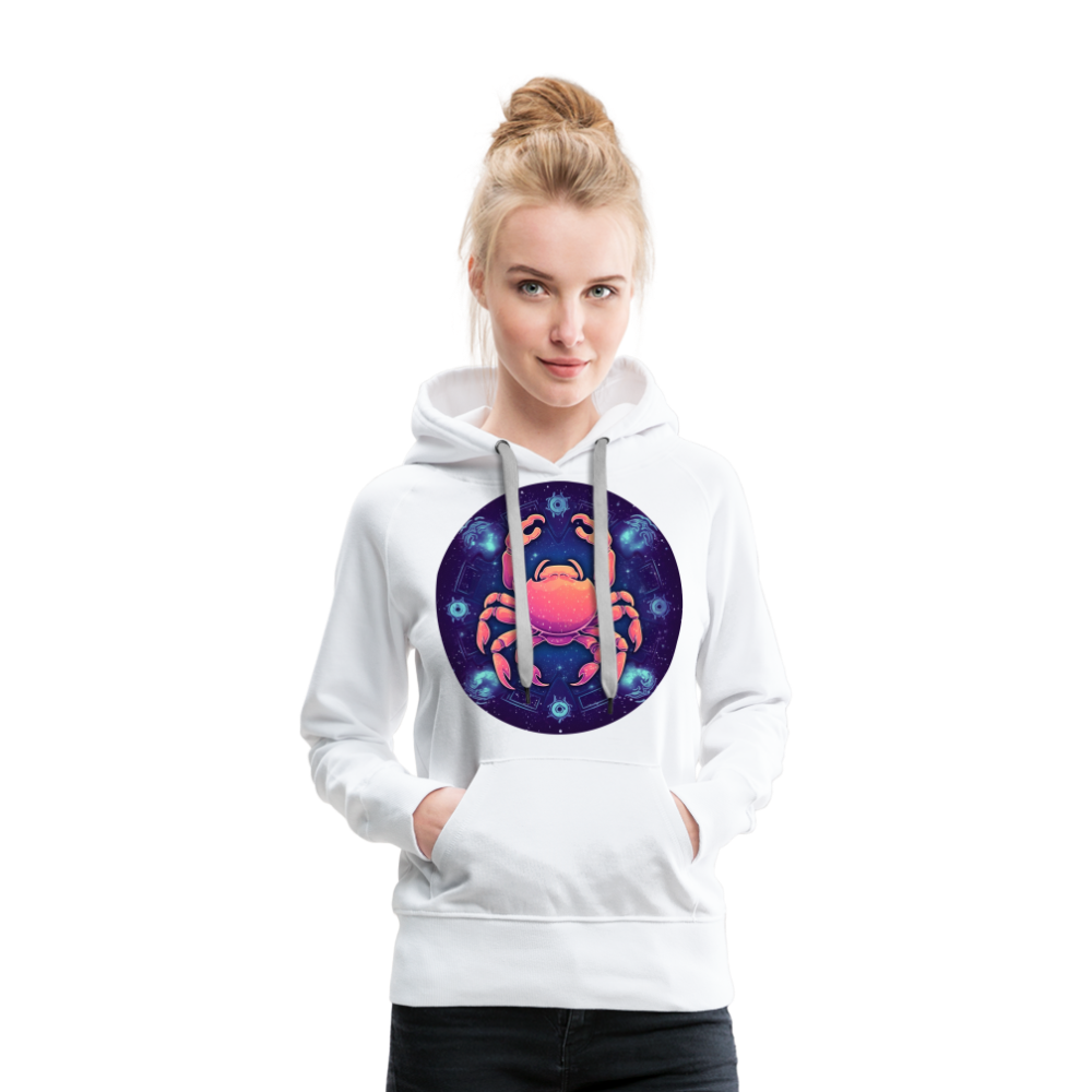 Women’s Magic Cancer Premium Hoodie - white