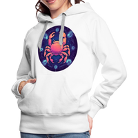 Thumbnail for Women’s Magic Cancer Premium Hoodie - white